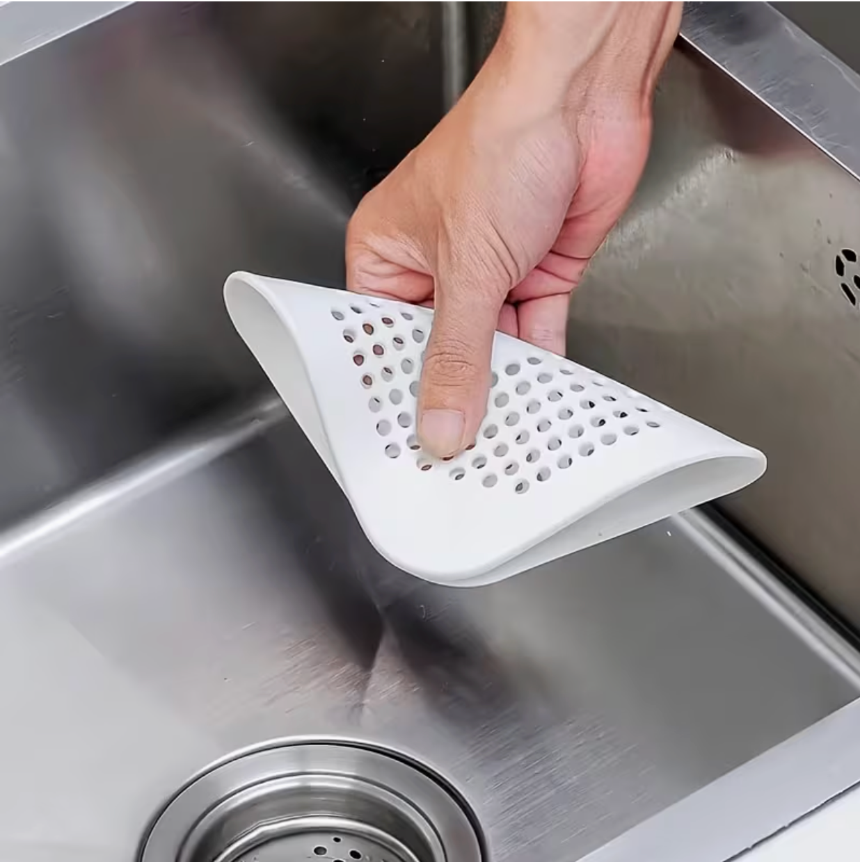 Silicone Floor Drain Hair Catcher – Anti-Blocking Drain Cover for Bathroom & Kitchen
