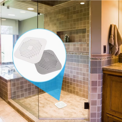 Silicone Floor Drain Hair Catcher – Anti-Blocking Drain Cover for Bathroom & Kitchen