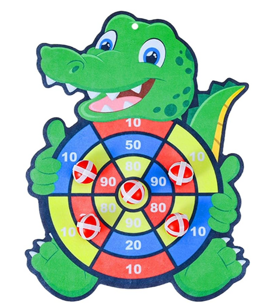 Animal Target Board Dart Game with Sticky Balls
