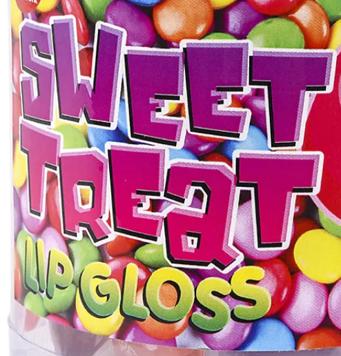 2-Pack Candy Lip Gloss Tubes – Edible Fruity Gloss (Random Flavors)- 0.33oz