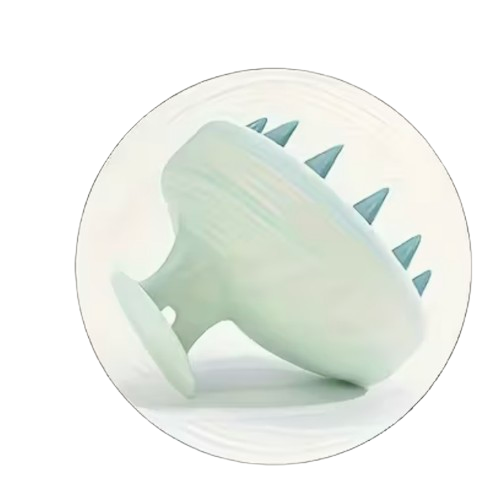 Silicone Scalp Massager & Shampoo Brush – Body and Scalp Comber for Shower Use