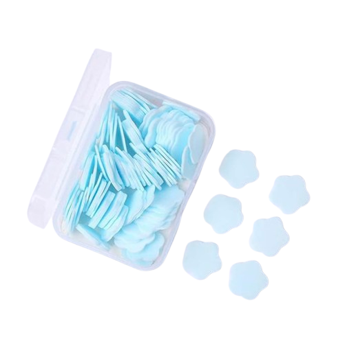 Cute Animal Instant Soap Flower Tablets – Travel Hand Soap Sheets (100 pcs)