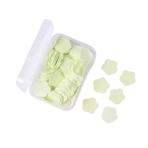 Cute Animal Instant Soap Flower Tablets – Travel Hand Soap Sheets (100 pcs)