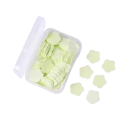 Cute Animal Instant Soap Flower Tablets – Travel Hand Soap Sheets (100 pcs)