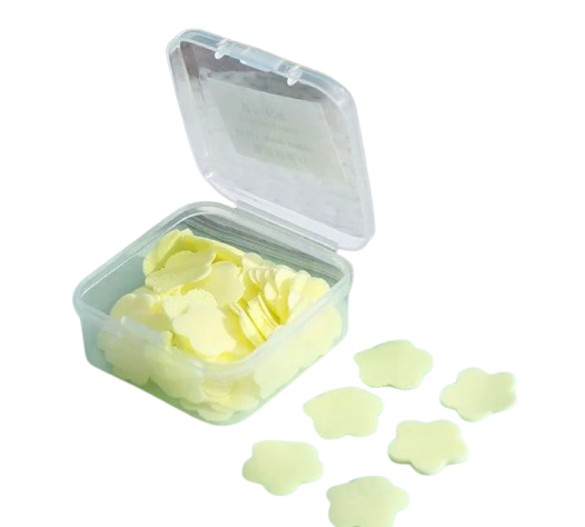 Cute Animal Instant Soap Flower Tablets – Travel Hand Soap Sheets (100 pcs)