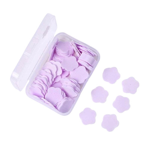 Cute Animal Instant Soap Flower Tablets – Travel Hand Soap Sheets (100 pcs)