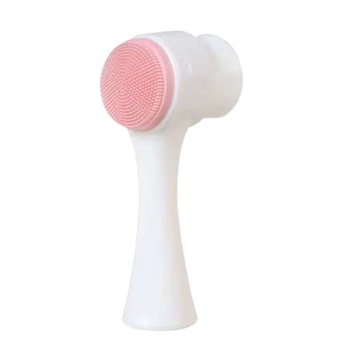 3D Double-Sided Silicone Facial Cleansing & Massage Brush
