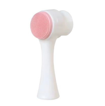 3D Double-Sided Silicone Facial Cleansing & Massage Brush