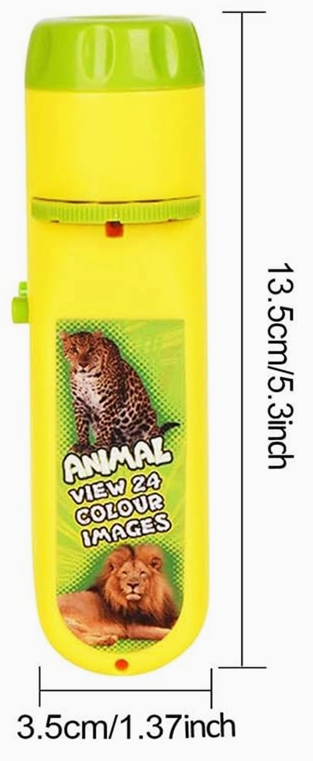 Animals Theme Educational Projector Night Light Toy for Kids (Ages 3+)