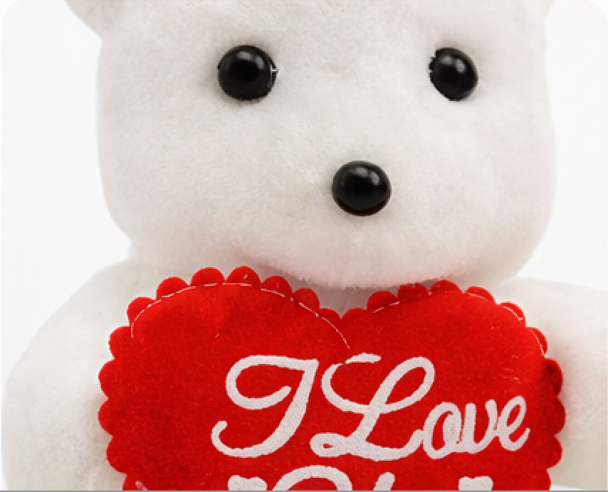 Rose “I Love You” Heart Flower Bear Decorative Gift