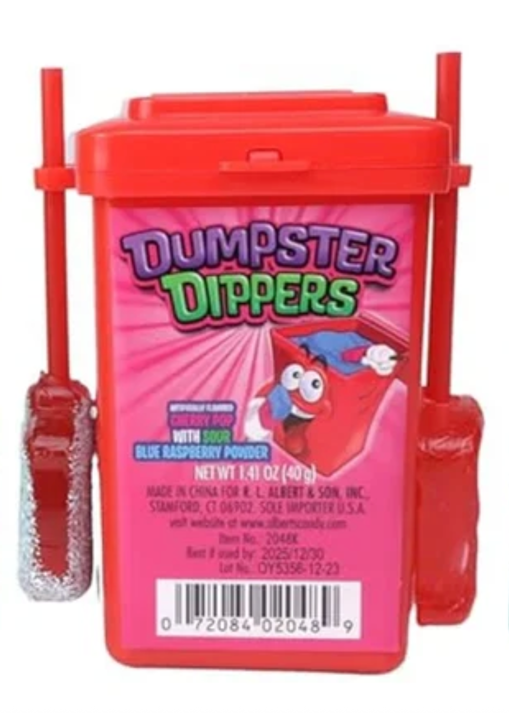 Dumpster Dippers 2-Pack Lollipop & Sour Powder Candy