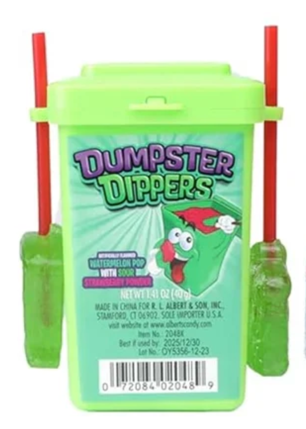 Dumpster Dippers 2-Pack Lollipop & Sour Powder Candy