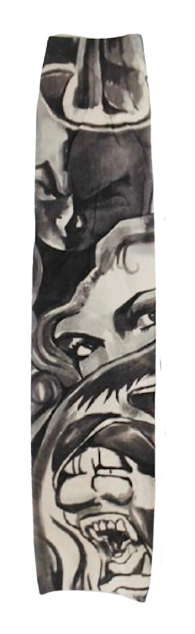 Tribal Tattoo Print Arm Sleeves Polyester Stretch Fashion Sleeves