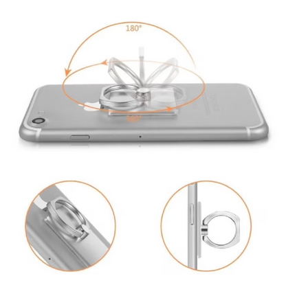 2-Pack 360° Rotating Phone Ring Holder – Square Grip Stand