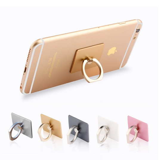 2-Pack 360° Rotating Phone Ring Holder – Square Grip Stand
