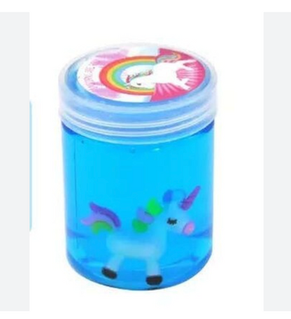 Unicorn Miniature Doll Crystal Slime Toy – 2 Pack Random Character Selection