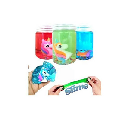 Unicorn Miniature Doll Crystal Slime Toy – 2 Pack Random Character Selection