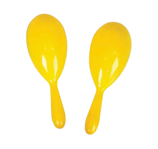 4" Plastic Neon Maracas Set – 4 Piece (2 Sets of 2) Kids Toys