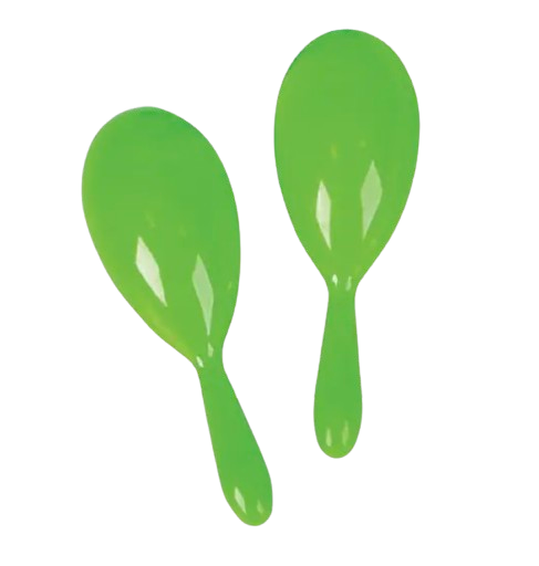 4" Plastic Neon Maracas Set – 4 Piece (2 Sets of 2) Kids Toys