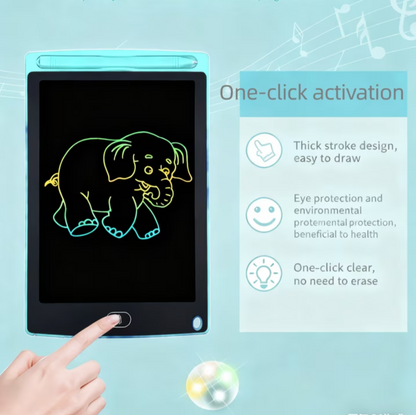Portable 8.5-Inch LCD Writing Tablet for Kids – Drawing & Learning Pad with Stylus, 2-Pack