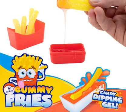 Koko’s Gummy Fries Dip N Lik Candy Gel 1.57oz – 2 Pack