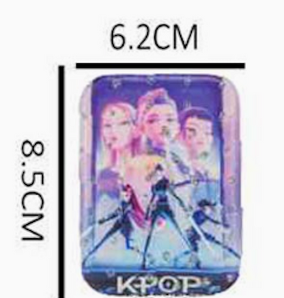 Kpop Demon Hunters Huntrix Printed Compact Cosmetic Mirror