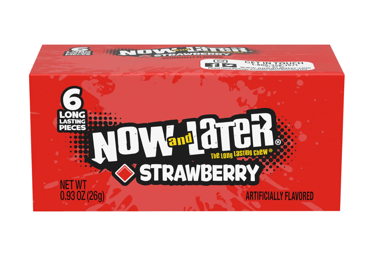 Now and Later Assorted Fruit Chewy Candy Bars 24 Count Variety Pack