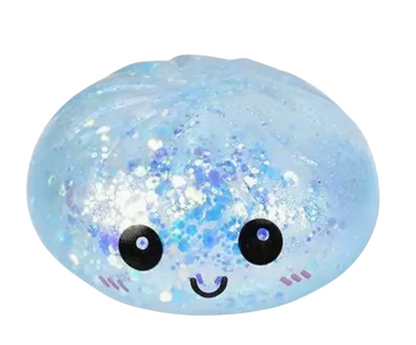 Glitter Squishy Dumpling Blind Box Stress Relief Toy – Quick-Rebound Sensory Squeeze Ball
