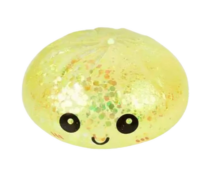 Glitter Squishy Dumpling Blind Box Stress Relief Toy – Quick-Rebound Sensory Squeeze Ball
