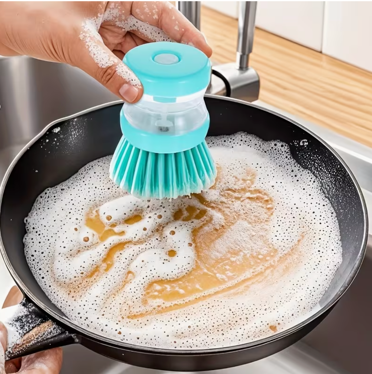 2-Pack Multifunctional Liquid Dispensing Cleaning Brush