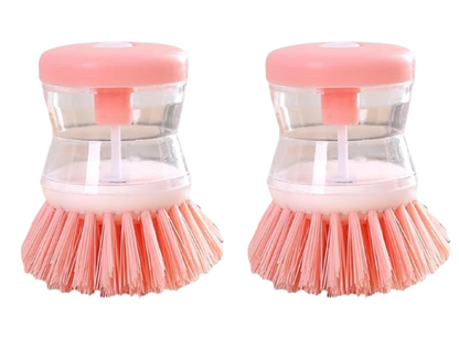 2-Pack Multifunctional Liquid Dispensing Cleaning Brush
