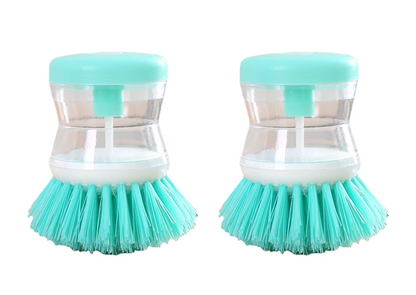 2-Pack Multifunctional Liquid Dispensing Cleaning Brush