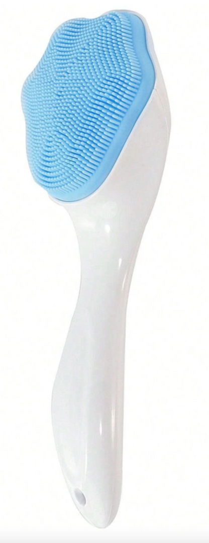 Silicone Face Scrubber Exfoliating Brush – Handheld Deep-Cleansing & Blackhead Removal Tool