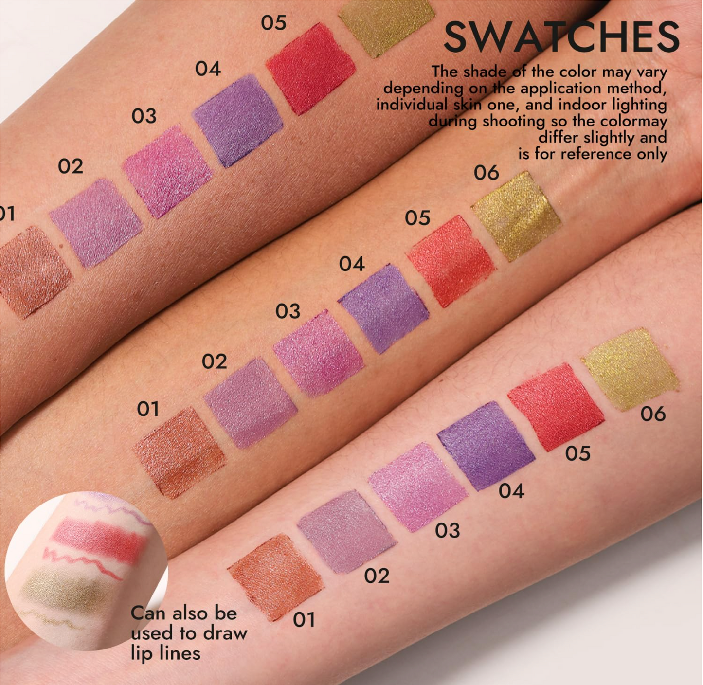 Young Vision 4-in-1 Metallic Shimmer Stick – Eyeliner, Lip Liner, Lipstick & Eye Shadow