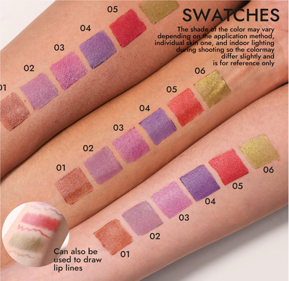 Young Vision 4-in-1 Metallic Shimmer Stick – Eyeliner, Lip Liner, Lipstick & Eye Shadow