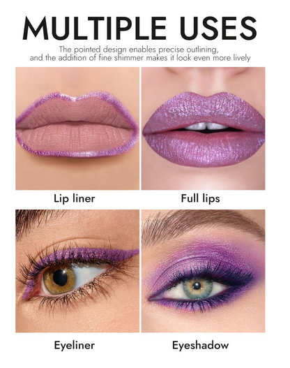 Young Vision 4-in-1 Metallic Shimmer Stick – Eyeliner, Lip Liner, Lipstick & Eye Shadow