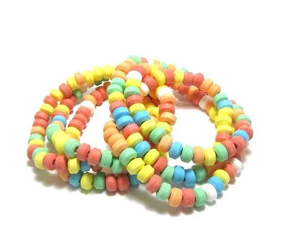 Candy Necklace – 10-Pack Assorted Fruity Candy Jewelry