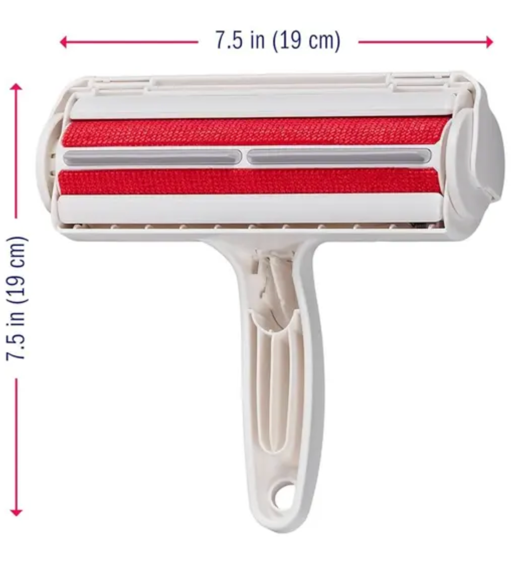 Pet Hair Remover Roller Brush – Reusable Lint Cleaner for Dogs & Cats
