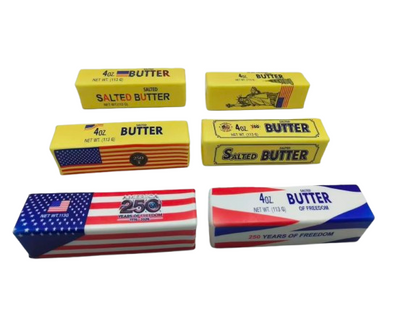 American Butter Squishy Fidget Toys – Patriotic USA Butter Bar Stress Relief Squeeze Toys