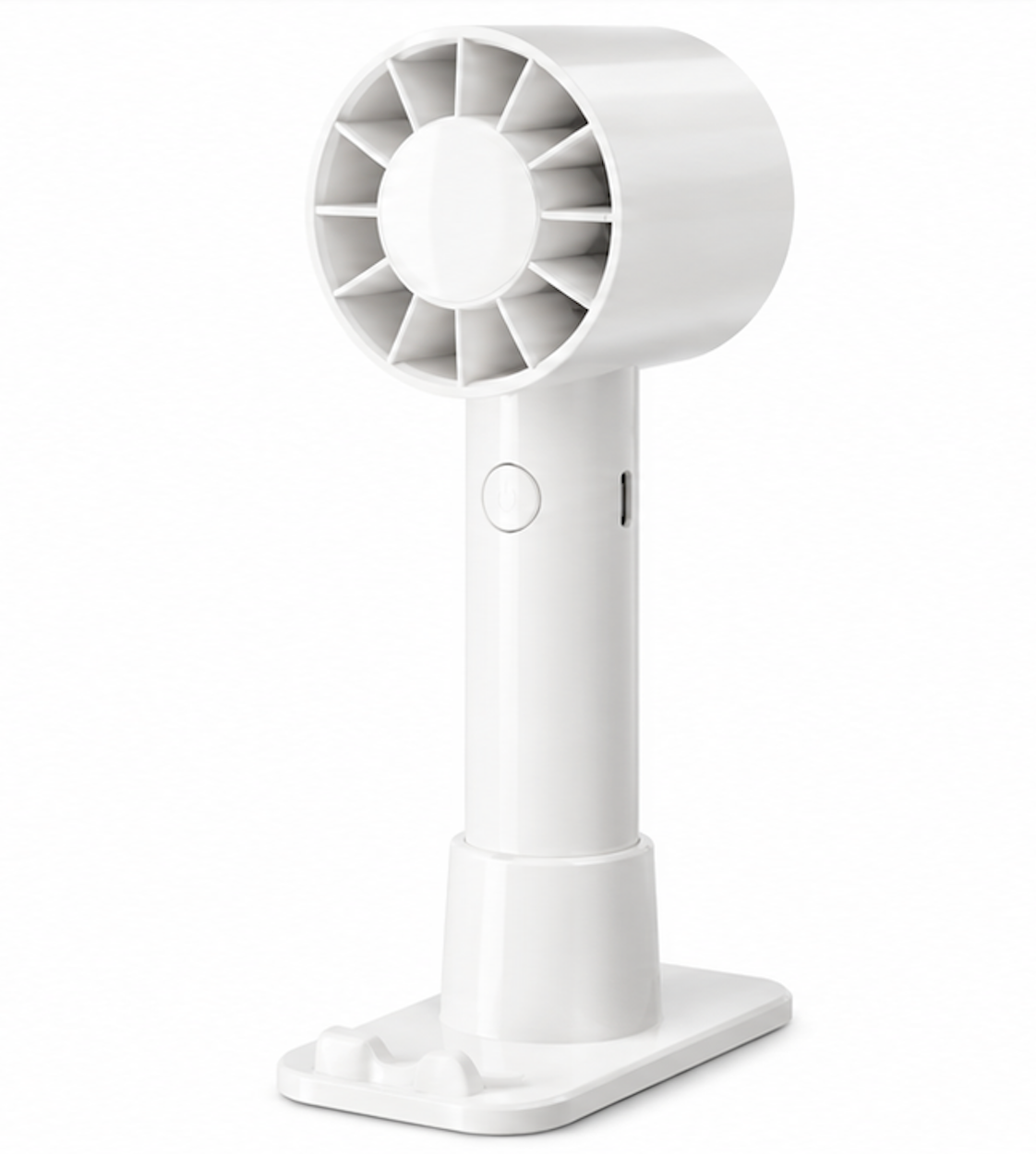 USB Rechargeable Portable Mini Desktop Fan and Phone Holder