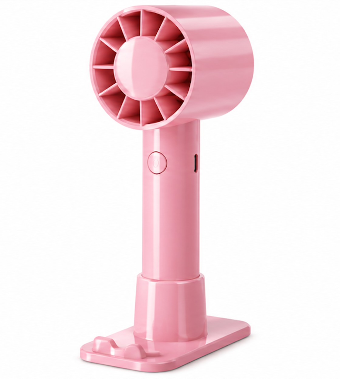 USB Rechargeable Portable Mini Desktop Fan and Phone Holder