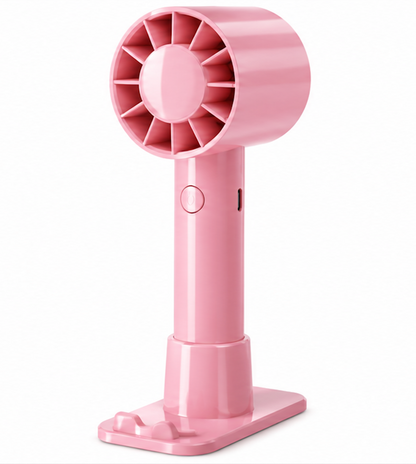 USB Rechargeable Portable Mini Desktop Fan and Phone Holder