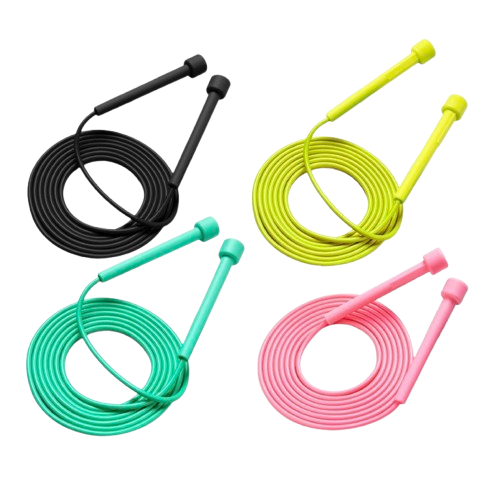 Adjustable Speed Skipping Rope with Anti-Skid Handles for Fitness Training