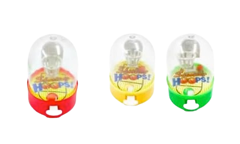 Safe Haven & CO 8-Piece Mini Finger Basketball Game Set – Handheld Hoop Shooting Toys for Kids