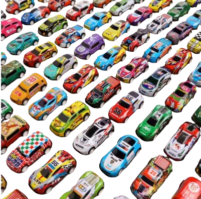 Safe Haven & CO Assorted Mini Metal Pull-Back Racing Cars – 8-Pack Party Favor Set