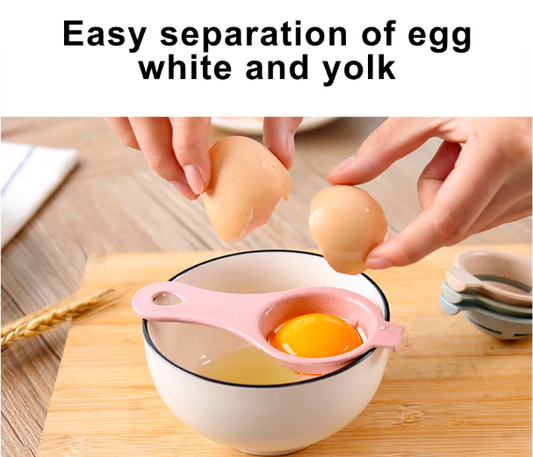 Egg Yolk Separator – Easy Egg White Strainer Tool for Baking & Cooking