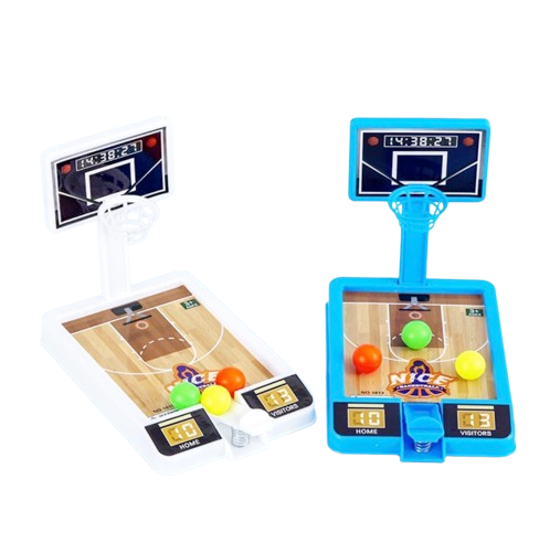 2-Pack Basketball Tabletop Shooting Game – Kids & Adults Mini Hoop Set