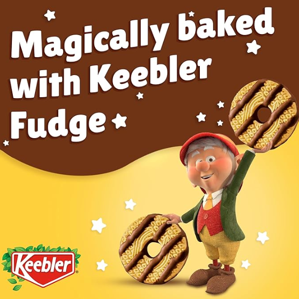 2-Pack Keebler Fudge Stripes Minis Cookies 2 oz
