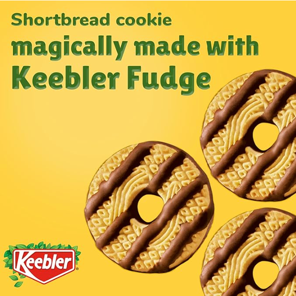 2-Pack Keebler Fudge Stripes Minis Cookies 2 oz