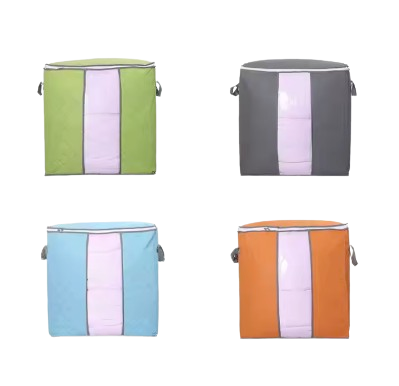 Safe Haven & CO Large Foldable Storage Bag with Handles – Transparent Front Window